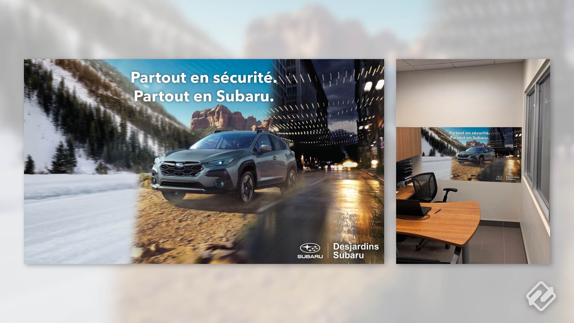 Murale | Murale de bureau | Desjardins Subaru