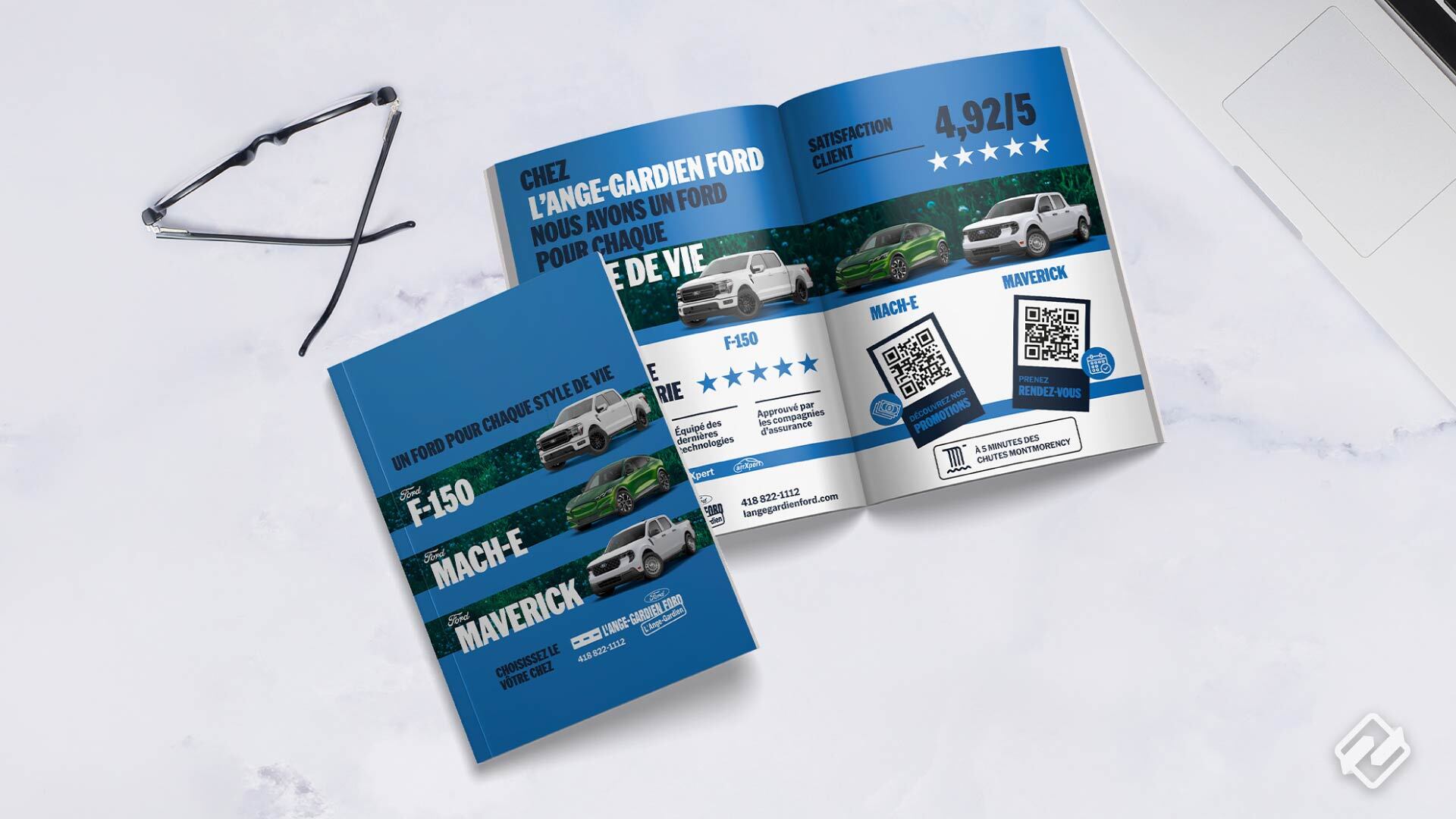 Publicité revue | Passeport Côte-de-Beaupré | L'Ange-Gardien Ford
